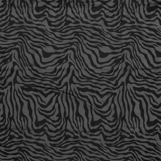 Nicky velours fabric Dark Grey soft 
