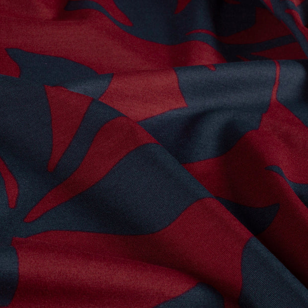 Punta di Roma fabric Abstract Bordeaux