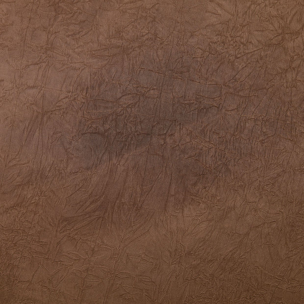 Satin tissu Unicolore Marron