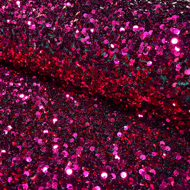 Samt fabrik Uni Fuchsia