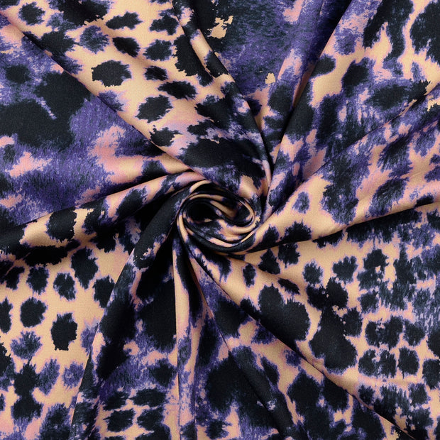 Viscose Satin tissu Lilas 