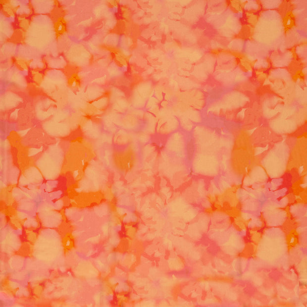 Viscose Satin fabric Salmon silk matte 
