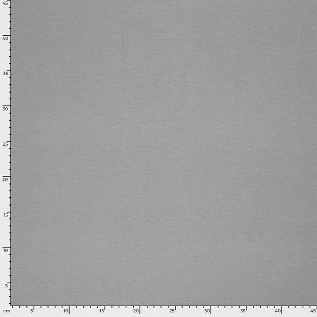 Cotton Jersey GOTS organic fabric Unicolour Grey