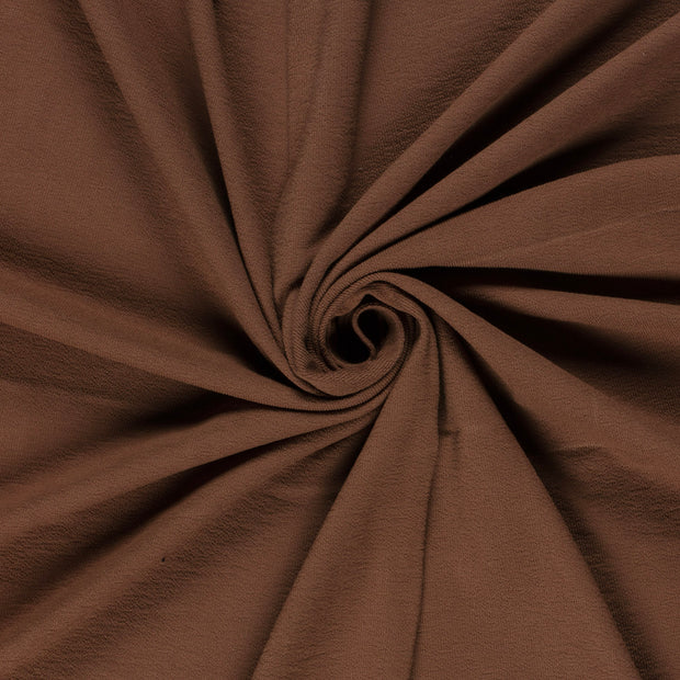 Terry Crepe fabric Rust 