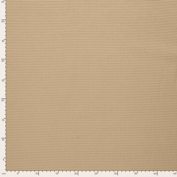 Kimono tissu Unicolore Beige