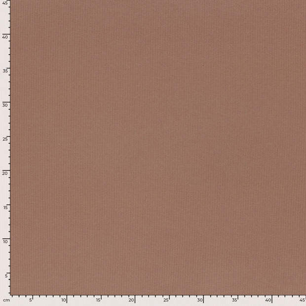 Rib Jersey tissu Unicolore Camel