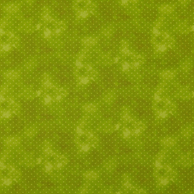 Cotton Poplin fabric Geometric pattern Green