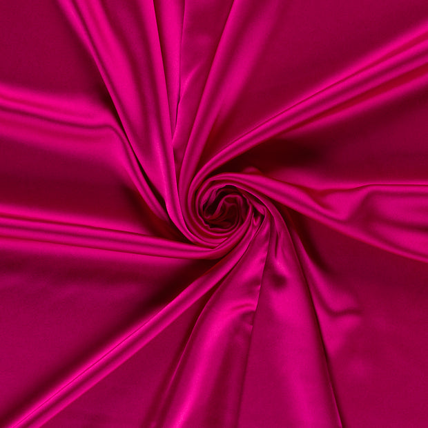 Satin fabric Fuchsia 