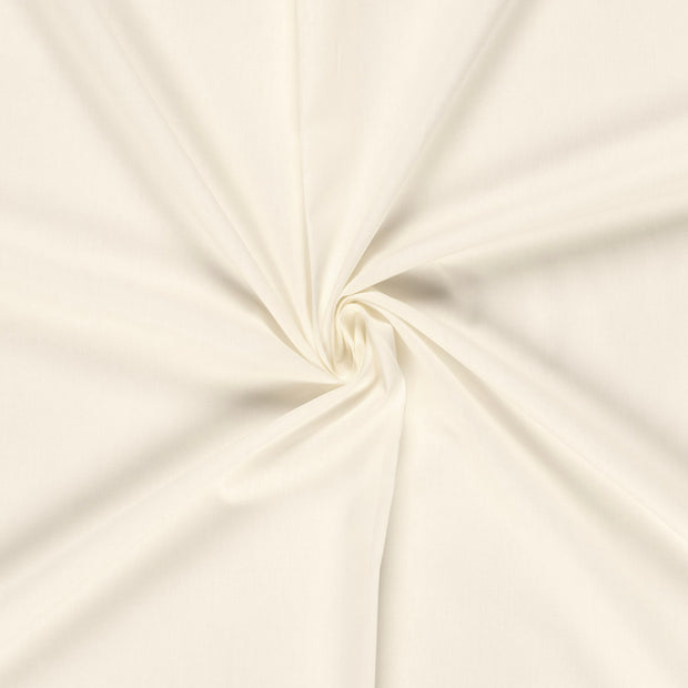 Cotton Poplin GOTS organic fabric Off White 