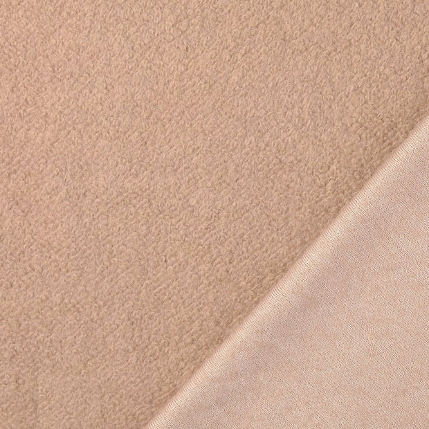 Wool Boucle fabric Beige 