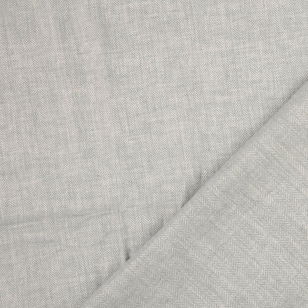Linen fabric Herringbone 