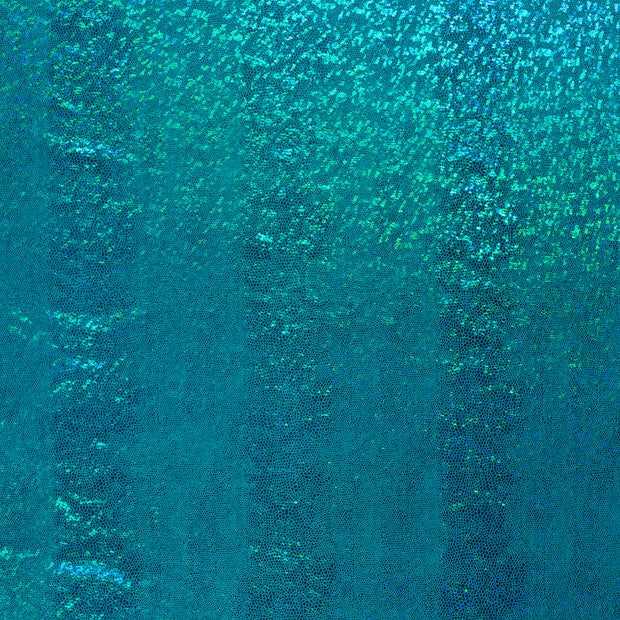 Lamé fabrik Aqua zweifarbig 