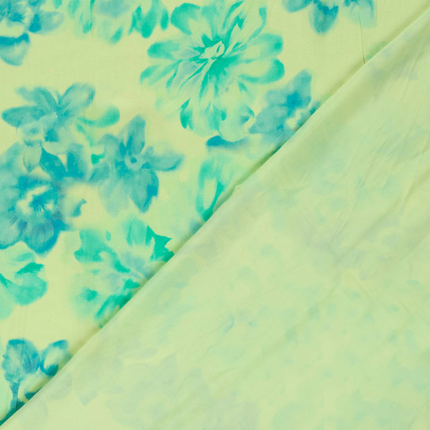 Viscose Satin fabric Abstract digital printed 