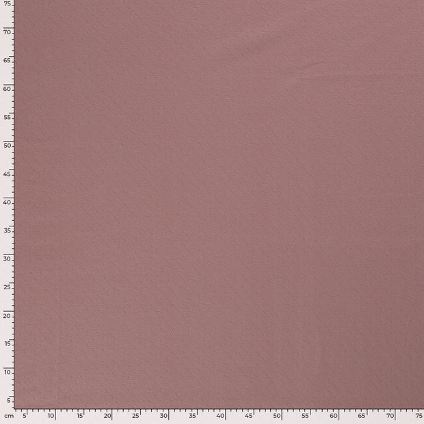 Pointelle tissu Unicolore Mauve