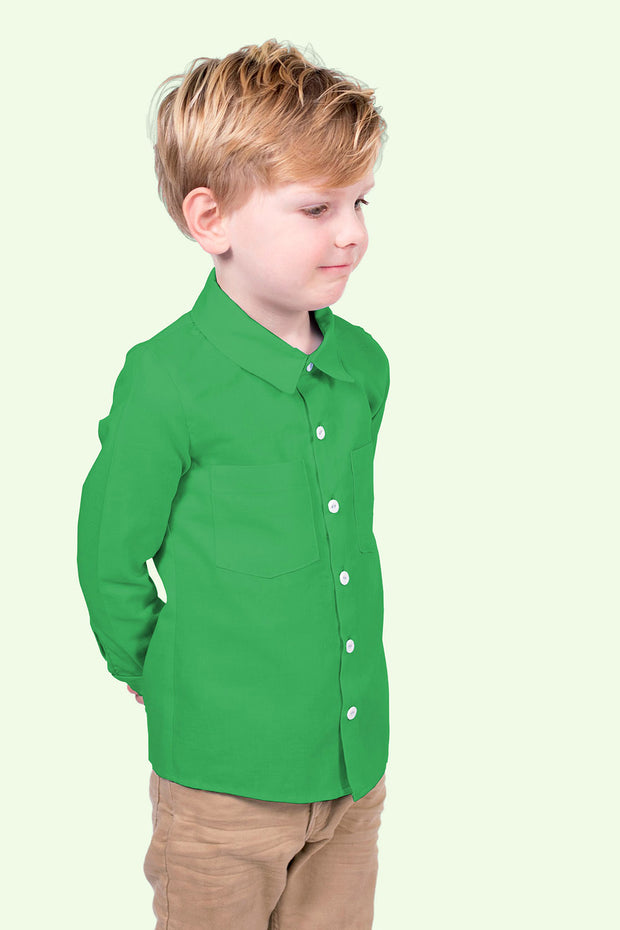 Bamboo Poplin fabric Unicolour Green