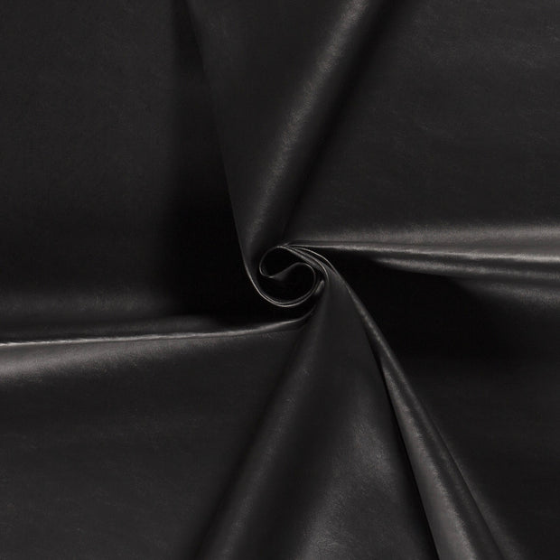 Artificial Leather fabric black 