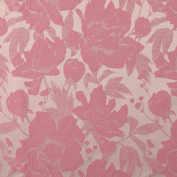 Jacquard fabrik Blumen Altrosa