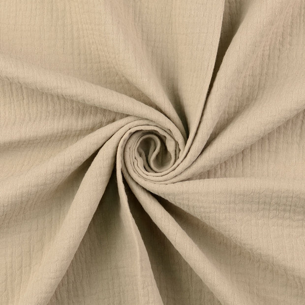 Muslin fabric Beige 