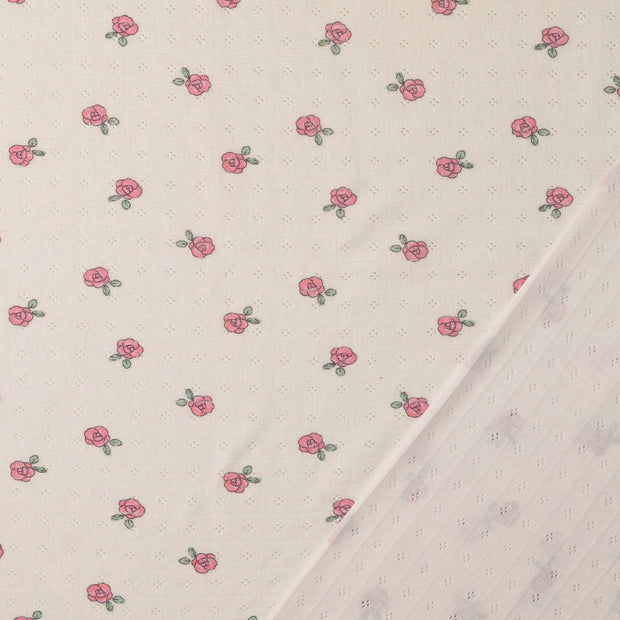  fabric Pink printed 