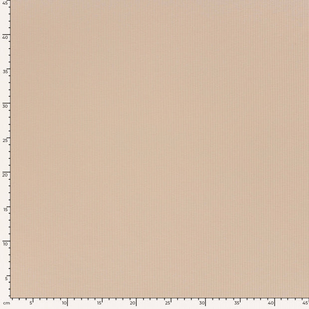 Rib Jersey fabrik Uni Beige
