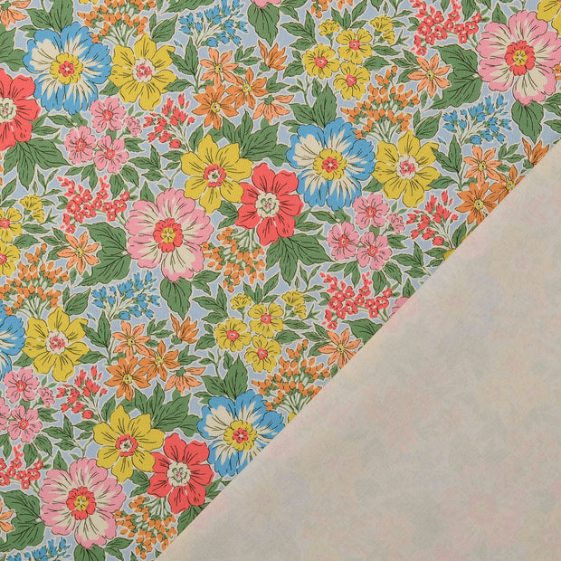 Sergé tissu Multicolore imprimé 
