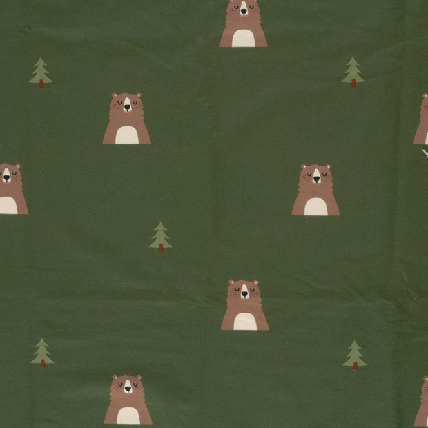 French Terry fabric Dark Green 