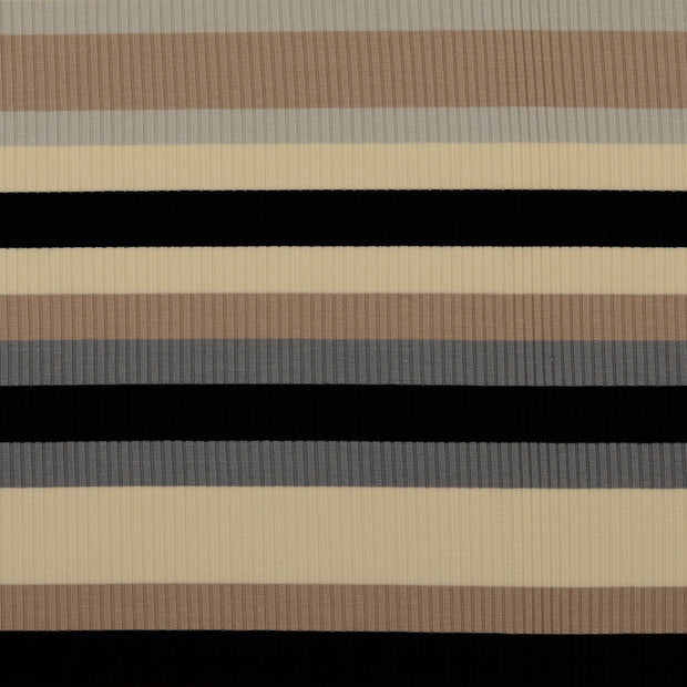 Strick fabrik Streifen Mehrfarbig