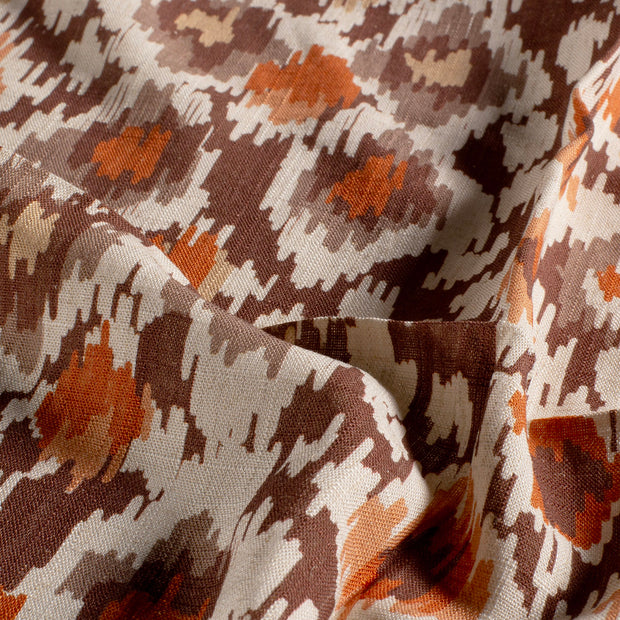  tissu motifs géométriques Brique
