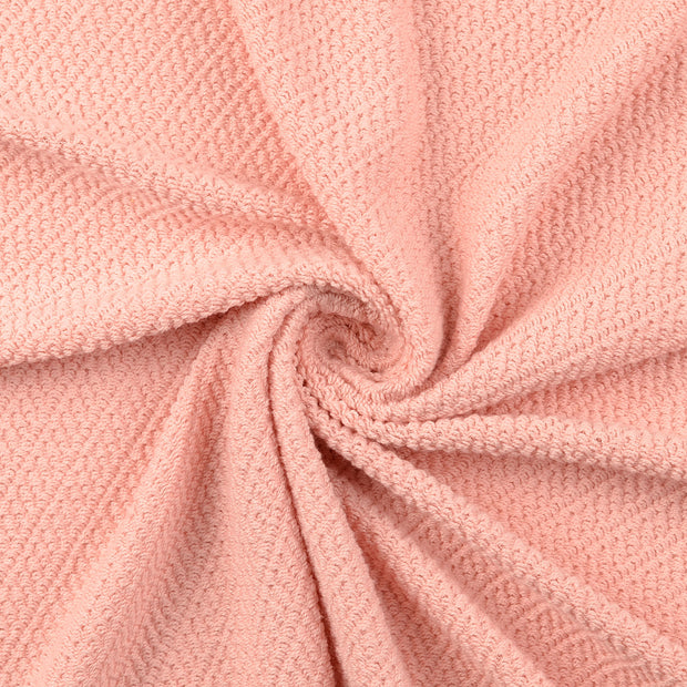 Heavy Knit tissu Rose clair 