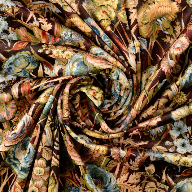Velours tissu Multicolore 