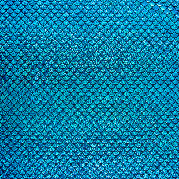 Lamé fabrik Aqua Foliendruck 