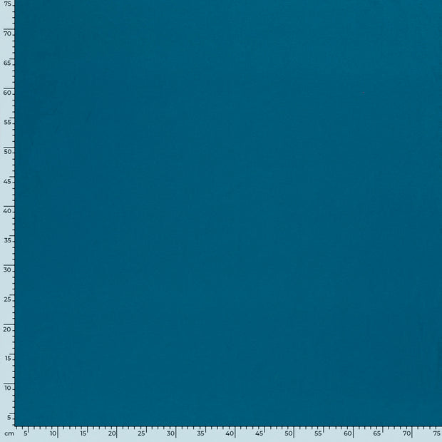 Jersey fabric Unicolour Peacock Blue