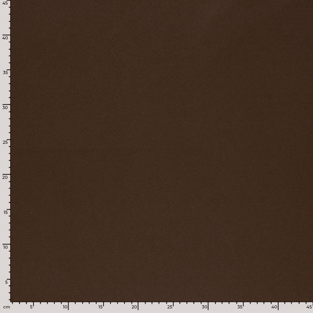 Punta di Roma fabric Unicolour Brown