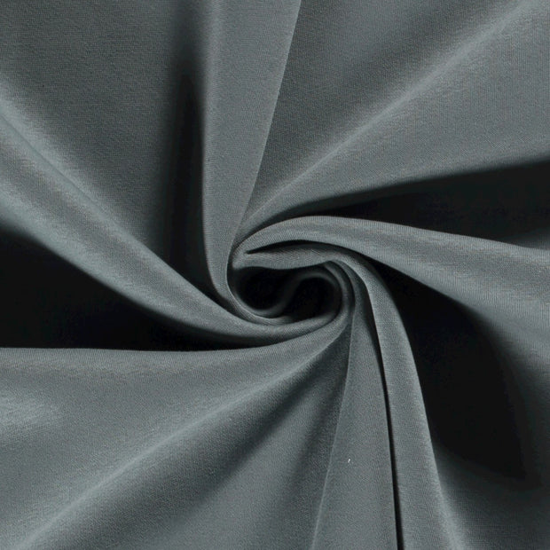Jogging fabric Unicolour Steel Blue