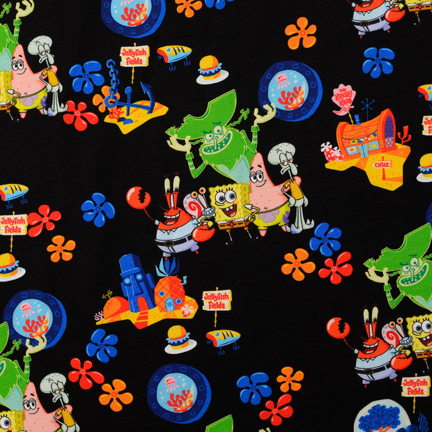 Cotton Jersey fabric multicolor