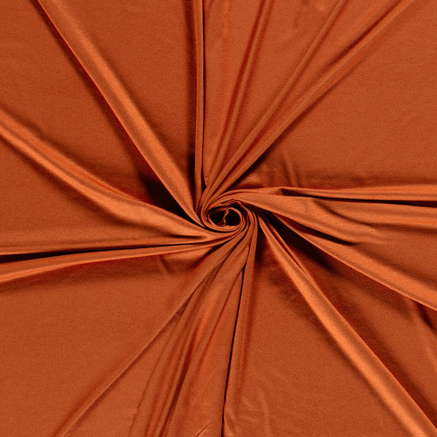Jersey de Viscose tissu Brique 