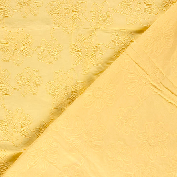  fabric Unicolour embroidered 