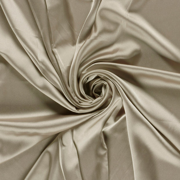 Satin tissu Gris taupe 