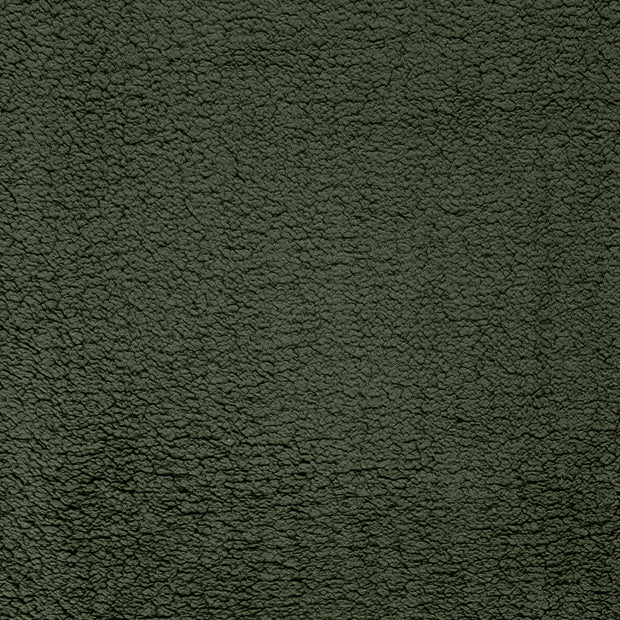 Fausse Fourrure tissu Vert kaki mat 