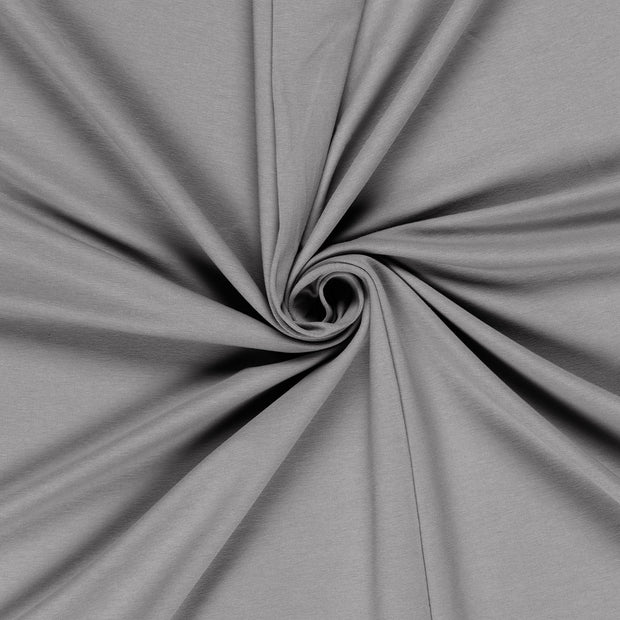 French Terry GOTS organic fabric Grey 