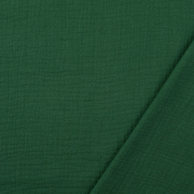 Muslin fabric Dark Green 