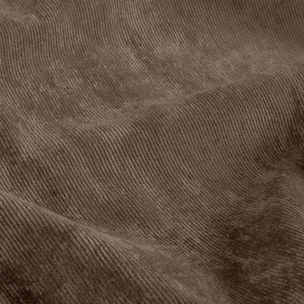 Babycord Stretch 21w fabric Unicolour Brown