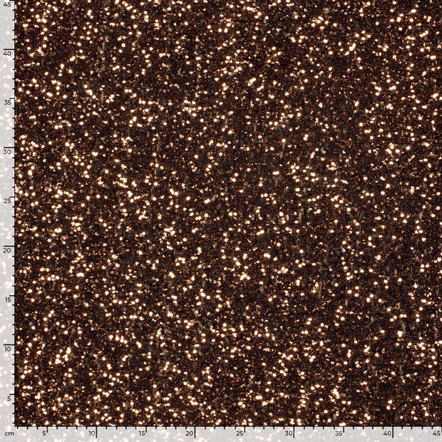 Maille tissu Unicolore Bronze