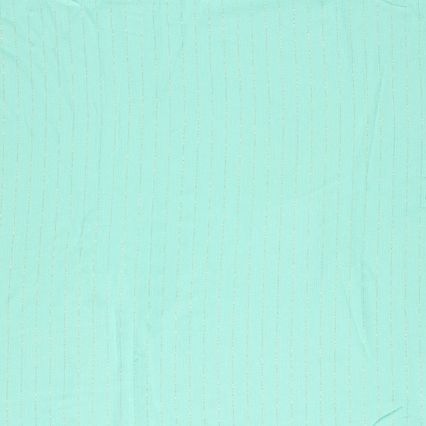Crepe fabric Mint semi-transparent 