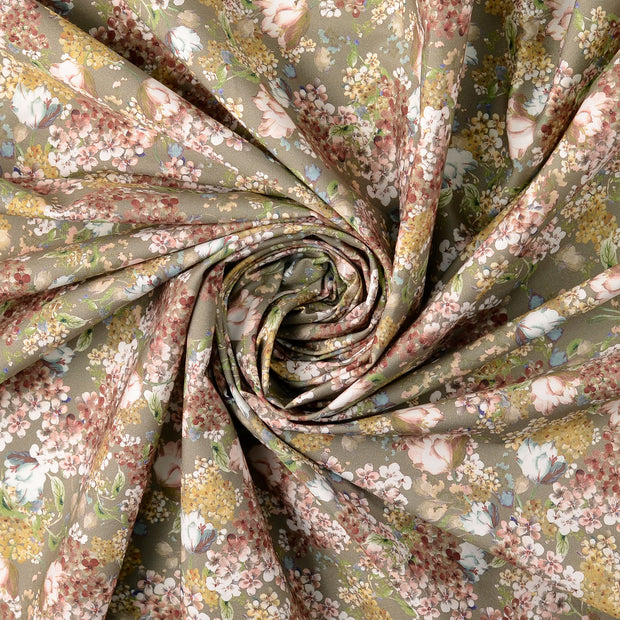 Cotton Poplin fabric Olive Green 