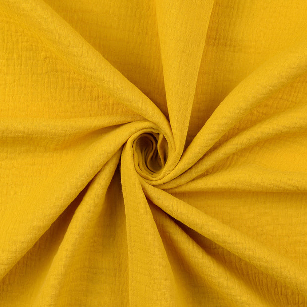 double gaze tissu Ocre 