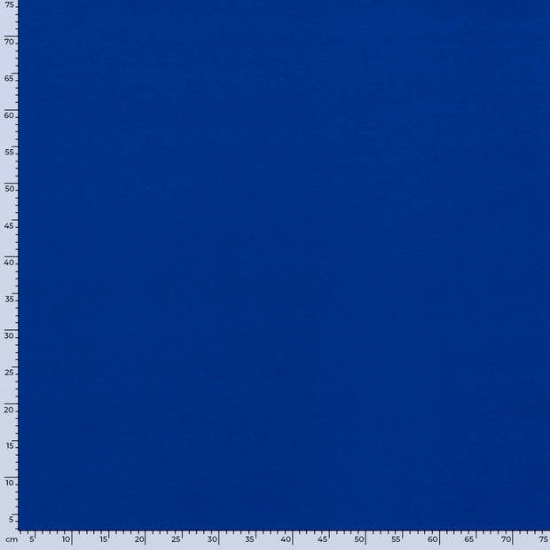 Mantel Wool Touch fabric Unicolour Cobalt