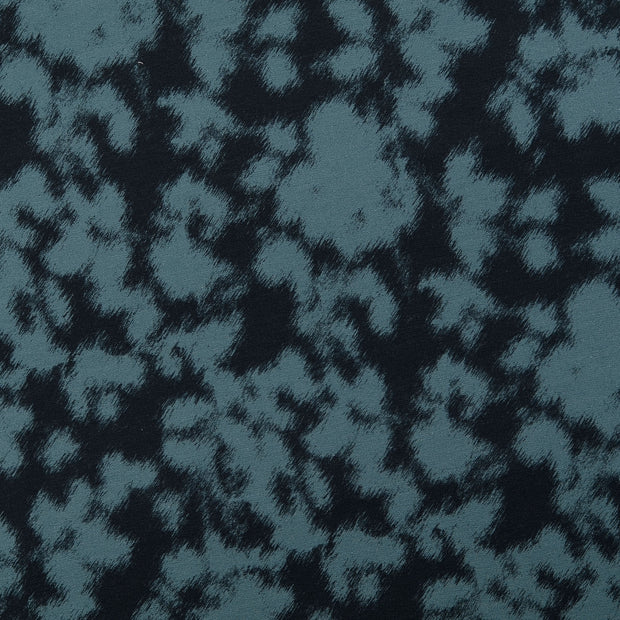 French Terry fabrik Camouflage schwarz