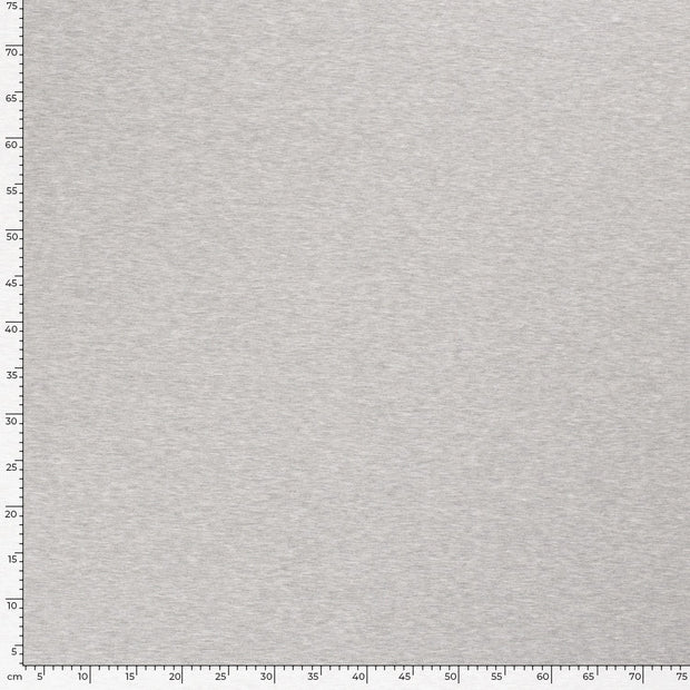 Viscose Jersey fabric Melange Light Grey