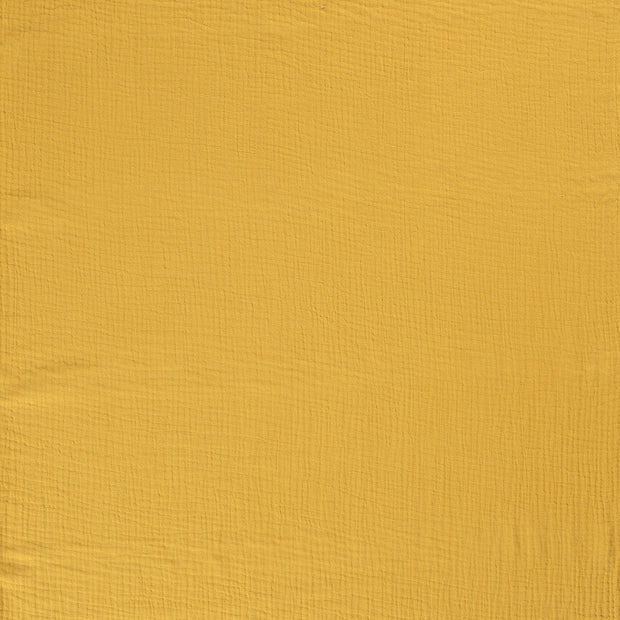 Muslin Triple Layer fabric Oker matte 